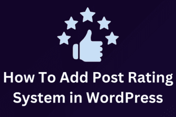 Post Rating System In Wordpress