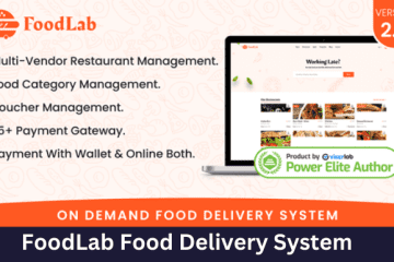 FoodLab On demand Food Delivery System 1