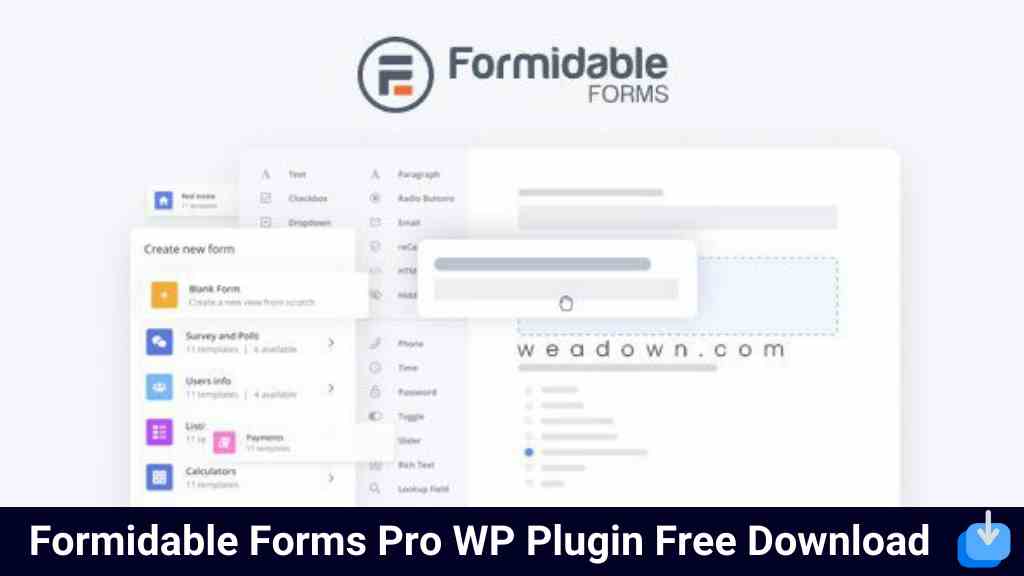 Formidable Forms Pro WP Plugin Free Download Na